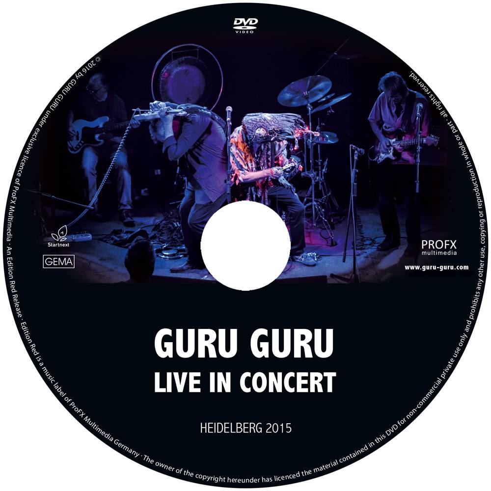 DVD Guru Guru live in Concert - Heidelberg