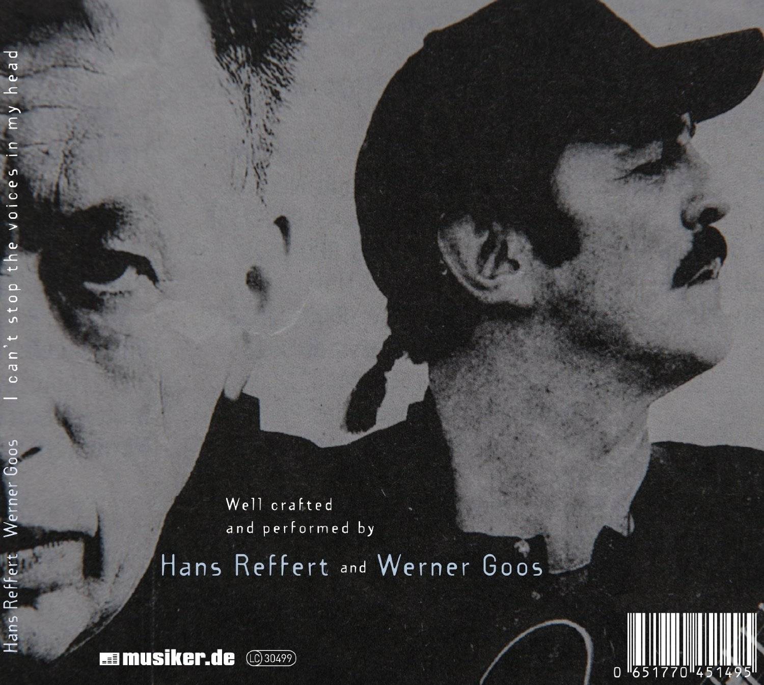 I can't Stop The Voices In My Head - Hans Reffert und Werner Goos